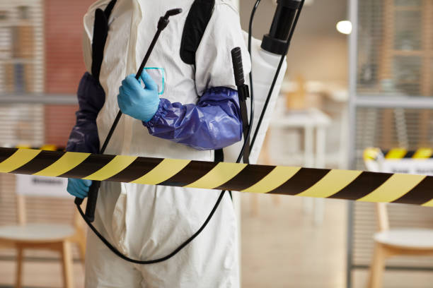 Professional Blood Cleanup technician working in Atlantic Highlands, NJ